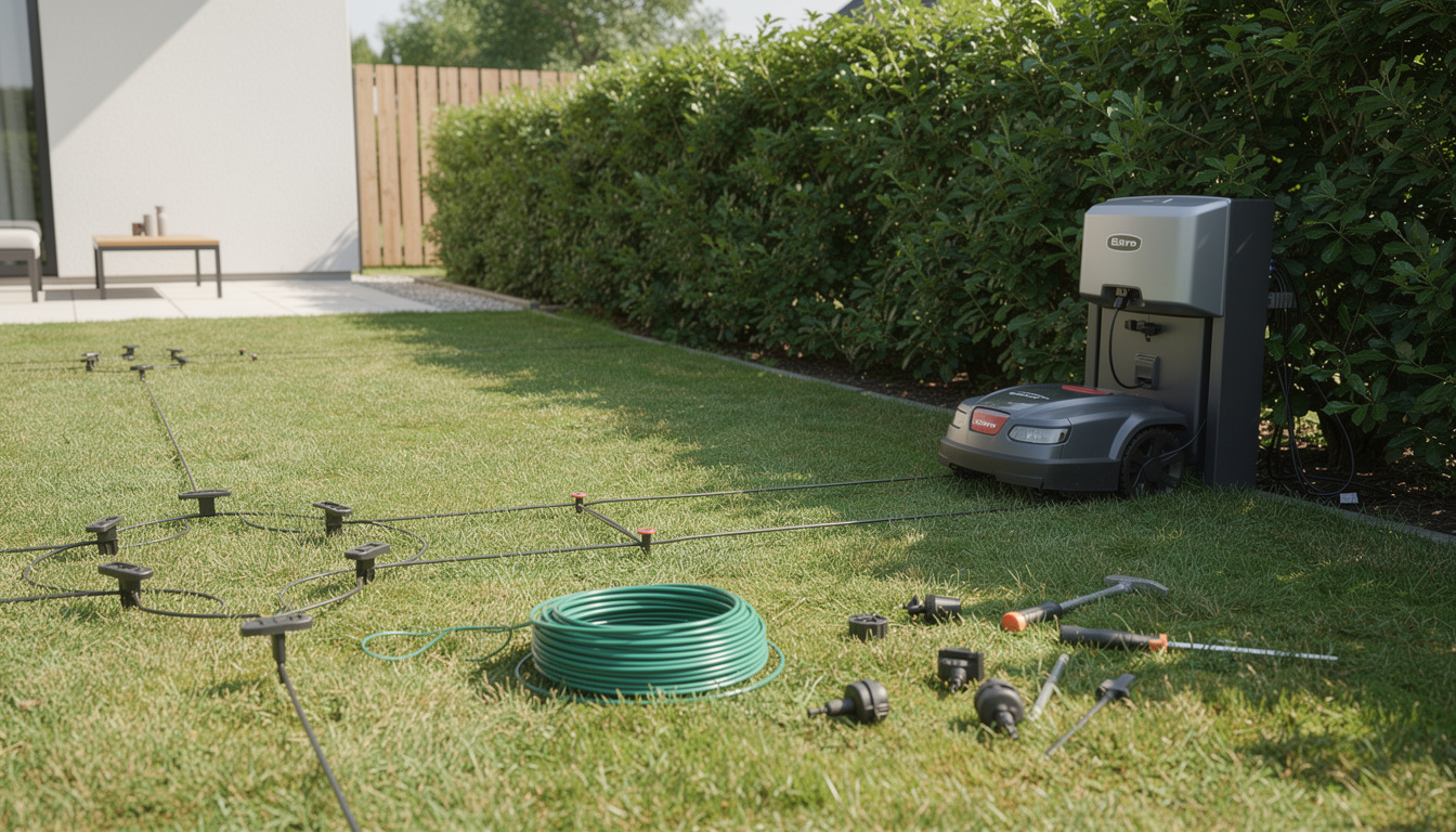 découvrez notre guide complet pour installer facilement un robot tondeuse chez vous et profiter d'une pelouse toujours parfaitement entretenue.