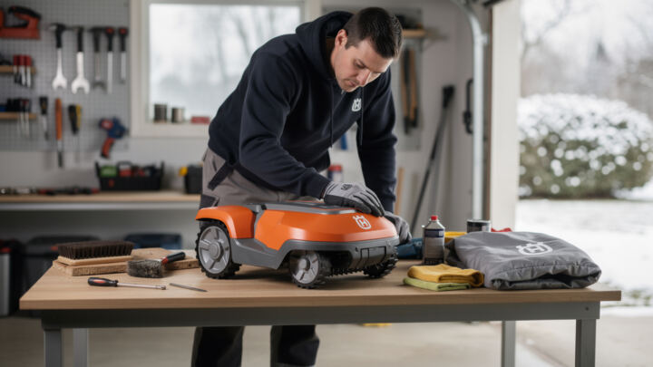 Comment hiverner son robot tondeuse Husqvarna ? 1 découvrez nos conseils pratiques pour hiverner votre robot tondeuse husqvarna et assurer son bon fonctionnement au printemps.