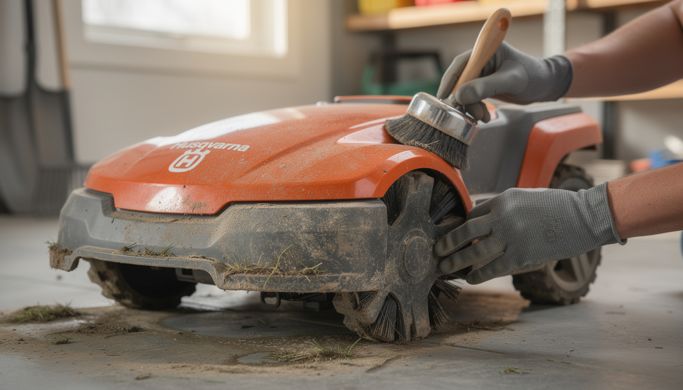 Comment hiverner son robot tondeuse Husqvarna ? 2 découvrez comment hiverner efficacement votre robot tondeuse husqvarna pour préserver ses performances et prolonger sa durée de vie durant la saison froide.