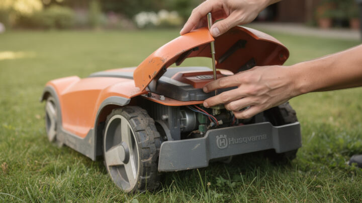 découvrez comment retirer facilement le capot de votre robot tondeuse husqvarna grâce à notre guide étape par étape, simple et rapide.