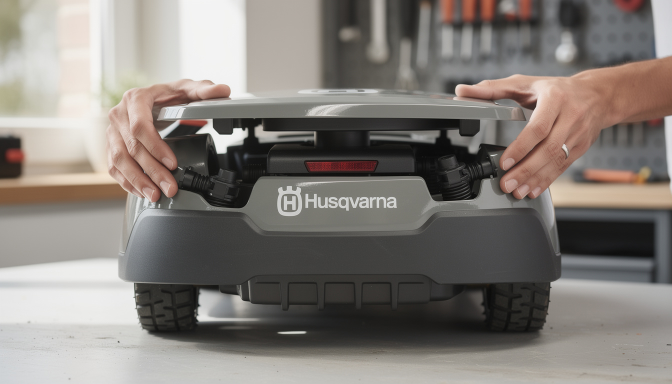 découvrez comment retirer facilement et en toute sécurité le capot de votre robot tondeuse husqvarna grâce à notre guide étape par étape.