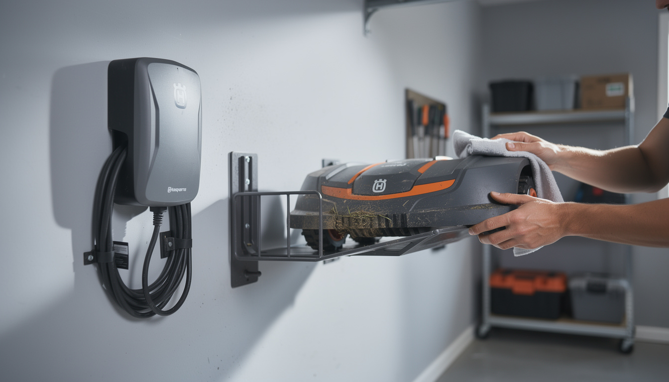 découvrez nos conseils pratiques pour bien stocker votre robot tondeuse husqvarna pendant l'hiver et assurer sa longévité pour la prochaine saison.