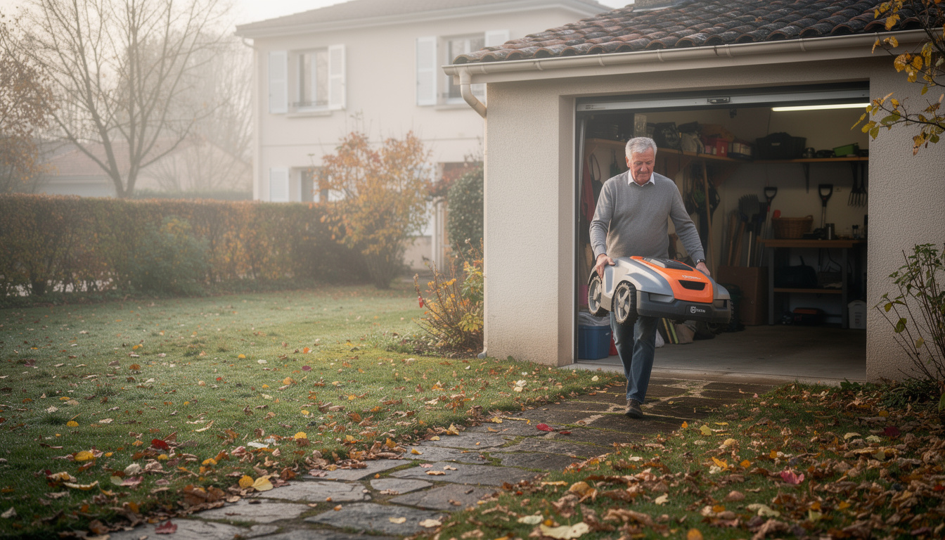 Quand rentrer son robot tondeuse Husqvarna ? 2 découvrez le meilleur moment pour rentrer votre robot tondeuse husqvarna afin d'assurer sa longévité et un entretien optimal tout au long de l'année.
